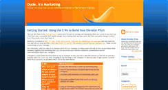 Desktop Screenshot of dudeitsmarketing.com
